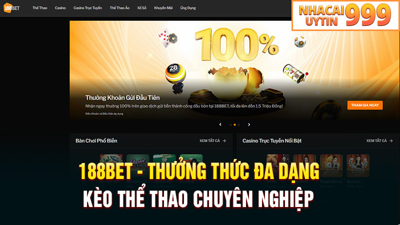 188BET - Thưởng thức đa kẹo kèo thể thao chuyên nghiệp