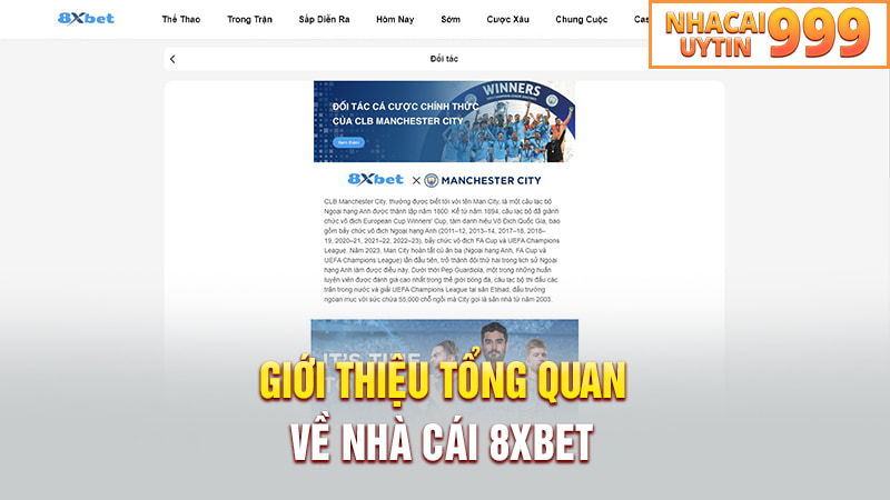 Giới thiệu tổng quan về nhà cái 8XBET 