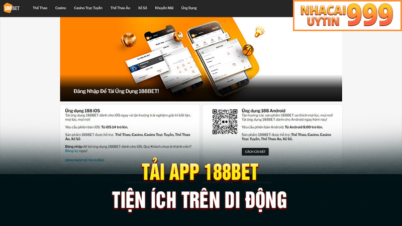 Hướng dẫn tải app 188BET