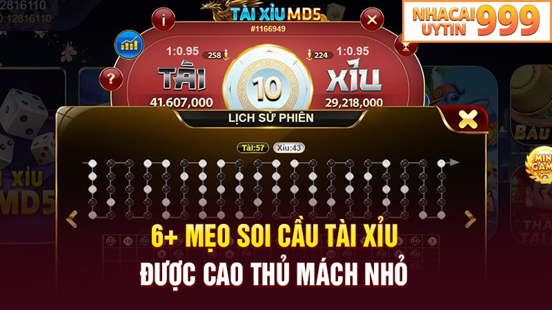 6+ Mẹo soi cầu tài xỉu từ cao thủ