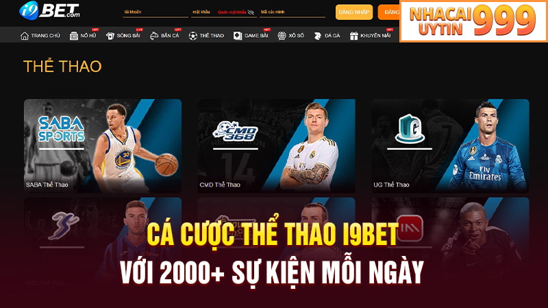 Cá cược thể thao i9Bet