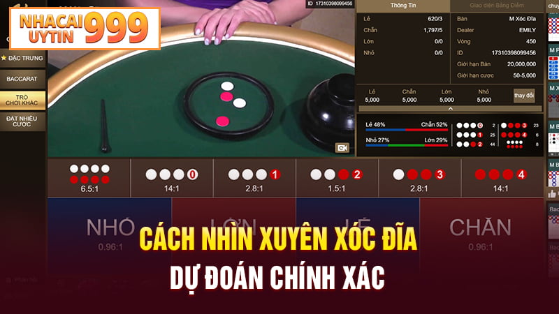 Cách nhìn xuyên xóc đĩa dự đoán chính xác