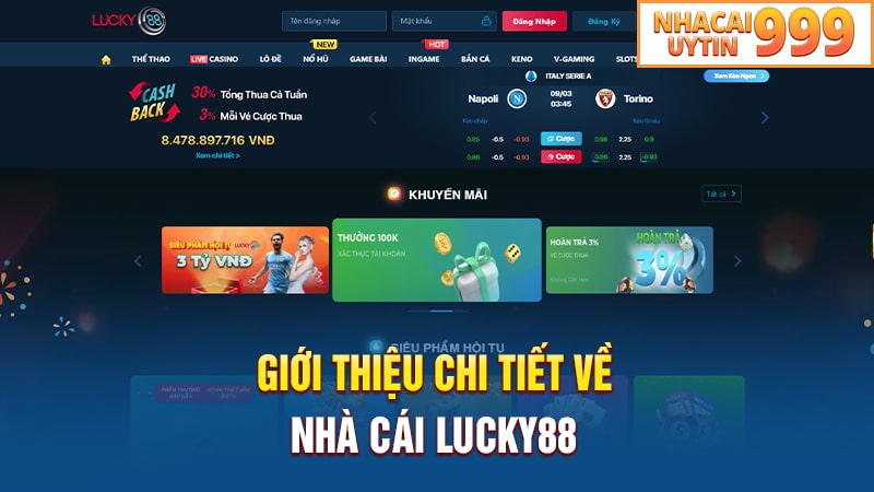 Giới thiệu chi tiết về nhà cái Lucky88