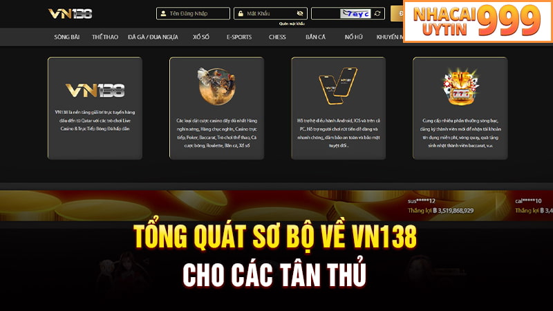 Giới thiệu tổng quan về nhà cái VN138