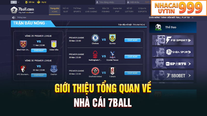 Giới thiệu tổng quan về nhà cái 7BALL