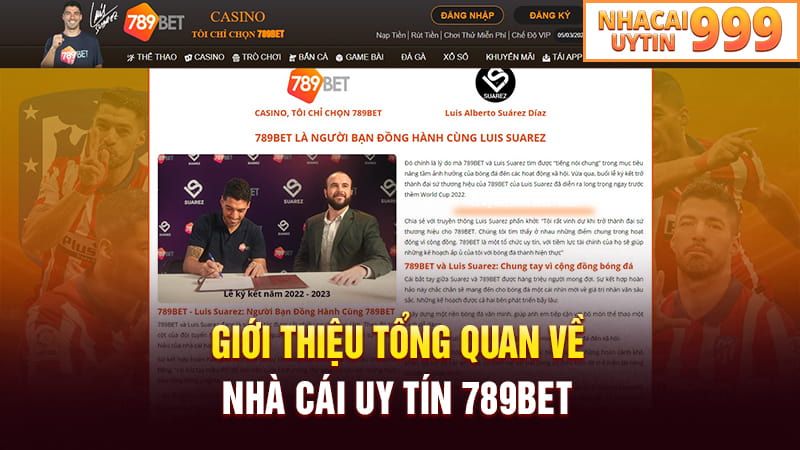 Giới thiệu tổng quan về nhà cái uy tín 789BET