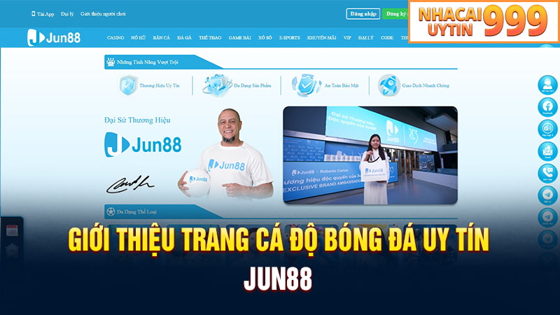 Giới thiệu trang cá độ bóng đá JUN88