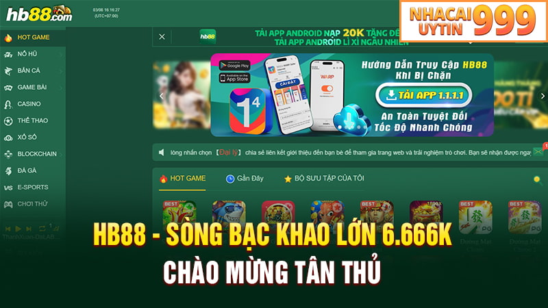 HB88 -Sòng bạc khao lớn 6.666K