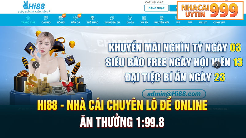 Hi88 - Nhà cái chuyên lô đề online