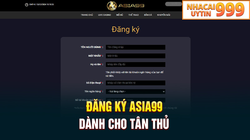 Hướng dẫn đăng ký ASIA99