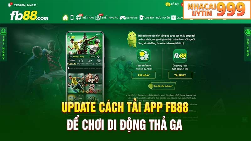 Hướng dẫn tải app FB88