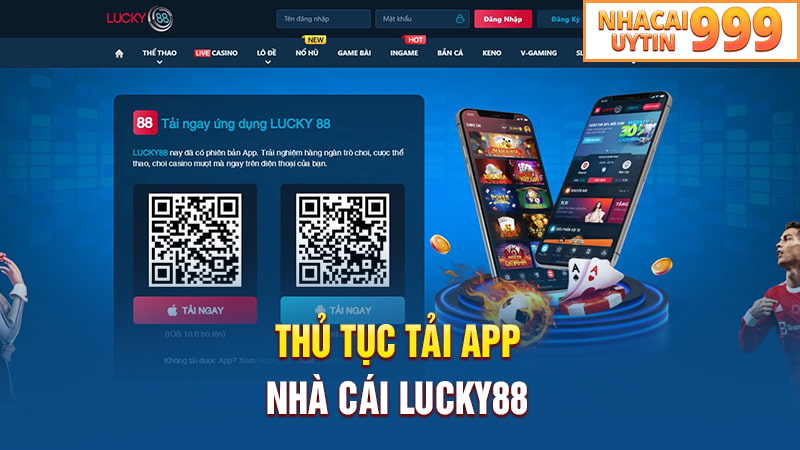 Hướng dẫn tải app Lucky88