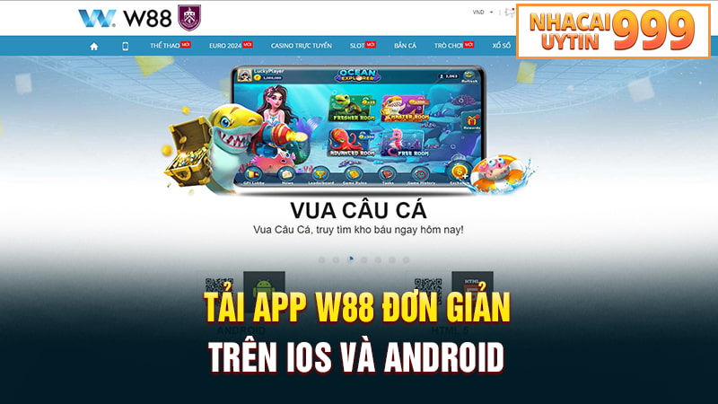 Hướng dẫn tải app W88