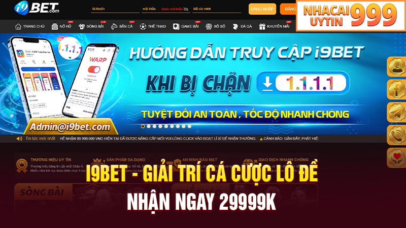 i9bet - trang giải trí lô đề online