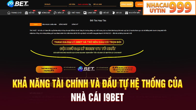 Khả năng tài chính và đầu tư hệ thống của i9Bet