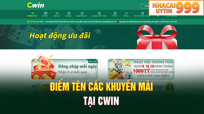 Khuyến mãi CWIN