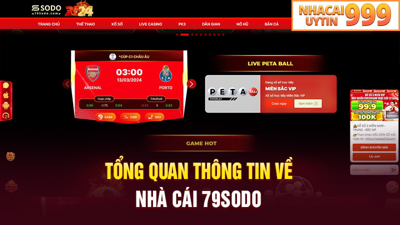 Tổng quan thông tin về nhà cái 79SODO