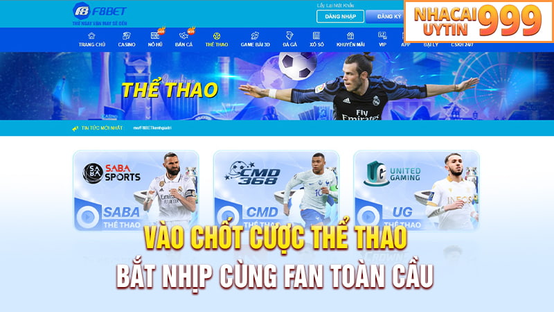 Cá cược thể thao F8bet