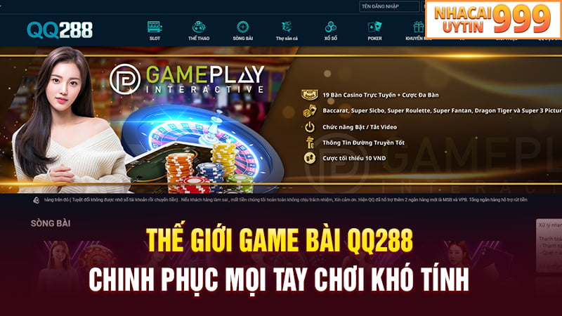 Game bài đổi thưởng QQ288