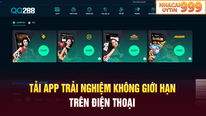 Hướng dẫn tải app QQ288